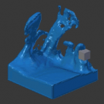 【Blender】流体の引力・斥力シュミレーション(4/4)【コントロール】